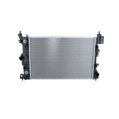 Image of 95298558, 95366409 Engine radiator NRF 550236 Aluminium 580mm 385mm 26mm Brazed cooling fins