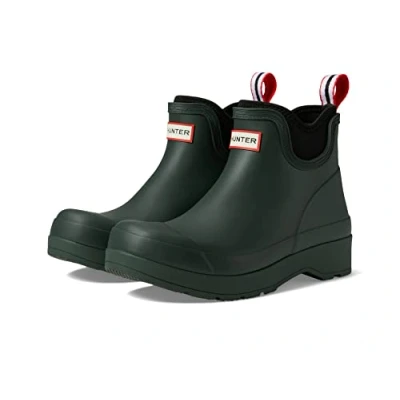 Image of Hunter Mens Play Chelsea Neoprene Rubber Arctic Moss Boots 9 UK
