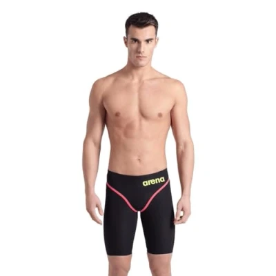 Image of Arena Powerskin Carbon Core Fx Jammer Black/Fluo Yellow Size 34