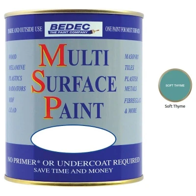 Image of Bedec 2.5 Litre Soft Gloss Multi Surface Paint Thyme