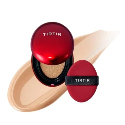 Image of [*Mini Size*] TIRTIR Mask Fit Red Cushion Foundation Japan&#039;s No.1 Choice for Glass skin, Long Lasting, Lightweight, Buildable Coverage, Semi Matte (25N Mocha, 4.5g (Pack of 1))