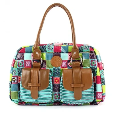 Image of Lässig Changing Bag Vintage Metro Flower Quilt