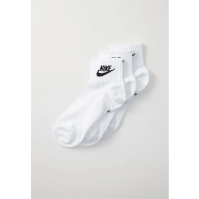 Image of Nike Unisex Everyday Essential Ankle Socks 3 Pairs White Size X Large