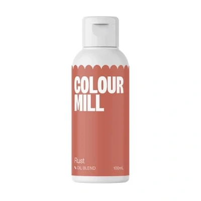 Image of Colour Mill Food Colouring Rust 100ml Next Generation Oil Based for Baking, Decorating, Icing and Cooking Dye DIY Slime Crafts
