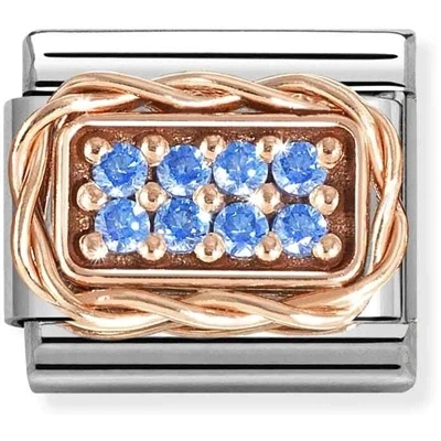 Image of Nomination Pavé Light Blue Crystal Charm
