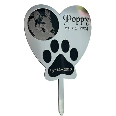 Image of Personalised, Pet Memorial Plaques, Gift, Cat, Dog plaque, Rabbit, Garden Sign, Grave Marker, Sign Keepsake