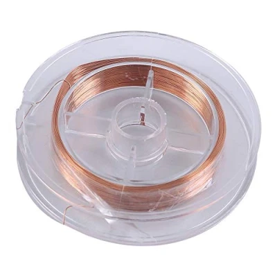 Image of Magnet Wire, 0.2mmx50m Enameled Copper Wire Enamelled Coil Winding for Electromagnet Motor Transformers Inductors