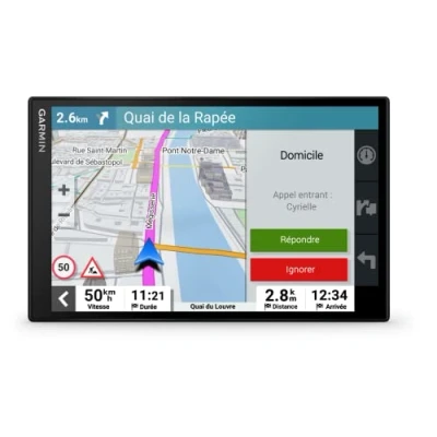 Image of Garmin DriveSmart 86,GPS Sat Nav, 8&quot; Display, Map Updates for UK, Ire and Full Europe, Live Traffic via app,Bluetooth Hands free Calling,Voice Commands/Smart Features,