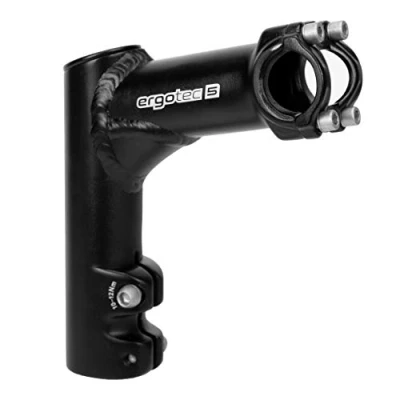 Image of ergotec Comfi 25.4 Ahead AL6061 T6 Bicycle Stem Aluminium 15 Black/Sandy black/sand Size:100mm