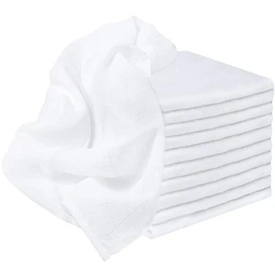 Image of Extra Large Muslin 70x70 Baby Squares 100% Cotton Cloths for Soft Wash Cloths, Swaddle Blanket Essentials Newborn (White, Pack of 6)