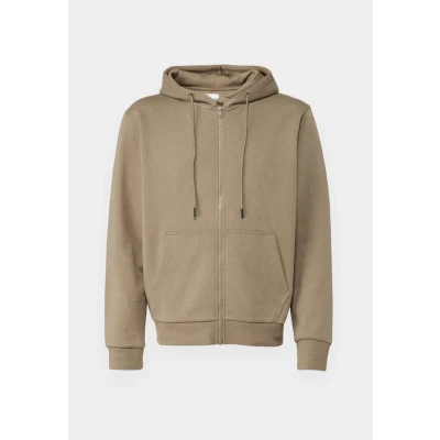 Image of Jack &amp; Jones Jjebradley ZIP HOOD Zipup sweatshirt, Men&#039;s, Size: Small, Coriander