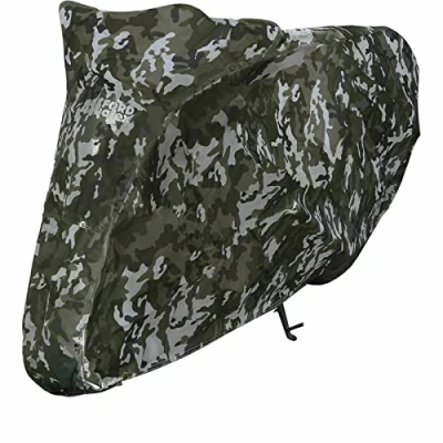 Image of Oxford Aquatex Motorcycle Scooter Waterproof Cover Camo Medium CV212 (Medium)