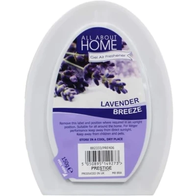 Image of Gel Air Freshener Lavender Breeze 150g (Pack of 3) 1008295