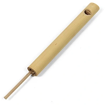 Image of Fair Trade Flutes Snake Charmer, Indian, Bird Whistle &amp; Pocket Money Flute (Bamboo Whistle)