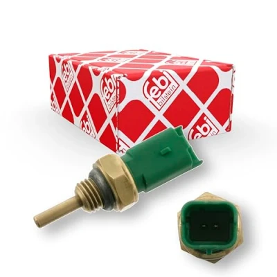 Image of 093177344, 093184155, 93177344, 93184155 Coolant Temperature Sensor FEBI BILSTEIN 28378 green with seal ring VAUXHALL: Corsa Mk3, Astra Mk5