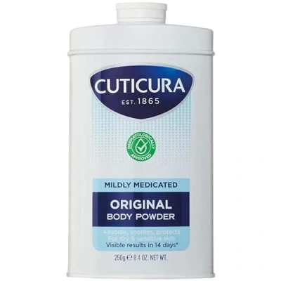 Image of CUTICURA Mildly Medicated Talcum Body Powder 250g, Many Uses Personal Hygiene, Sweat Control, Chafing &amp; Friction Prevention, Itching Relief