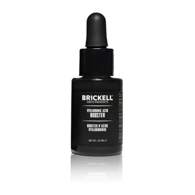 Image of Brickell Men&#039;s Hyaluronic Acid Booster Serum For Men, Natural And Organic Face To Hydrate Nourish Skin, Reduce Fine Lines Wrinkles, Unscented, 15mL