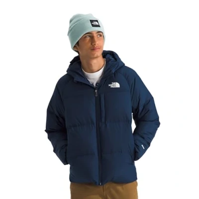Image of The North Face Hooded Unisex Down jacket for kids, Size: 7/8y, Summit navy