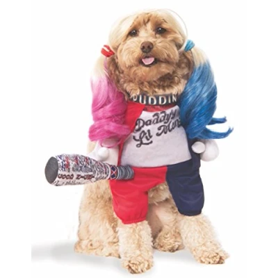 Image of Rubie&#039;s DC Comics Suicide Squad Walking Harley Quinn Pet Costume, Medium