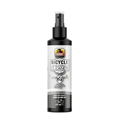 Image of Ride Guard Bike Visor, Lens &amp; Goggle Cleaner Removes Dirt, Grease Grime Streak Free Finish 250ml