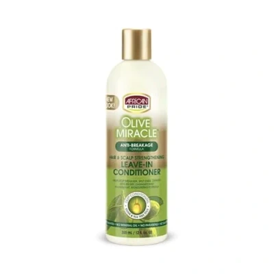 Image of African Pride Olive Miracle Anti Breakage Leave In Conditioner 355 ml/12 oz