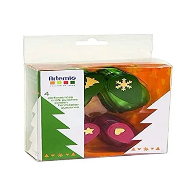 Image of Artemio Kit 4 Punches Christmas, Multi Colour
