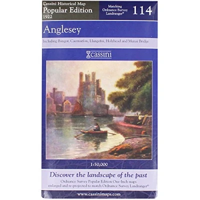 Image of Anglesey: No. 114 (Cassini Popular Edition Historical Map)