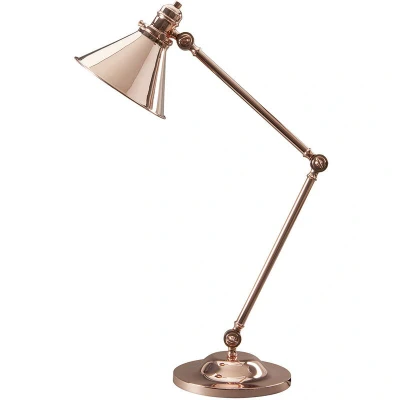 Image of Provence 1 Light Table Lamp Polished Copper, E27
