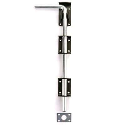 Image of Large Garden Gate/Garage Door Drop Bolts Floor/Ground/Stable Lock Catch