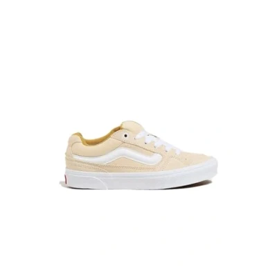 Image of Vans Women&#039;s Caldrone Sneaker, Retro POP Creme Brule/Gold, 8.5 UK