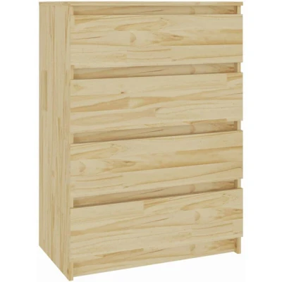 Image of vidaXL Side Cabinet 60x36x84 cm Solid Pinewood