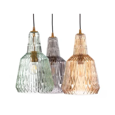 Image of Lindby pendant light Belarion, multicolour, 3 bulb, Ø 55 cm