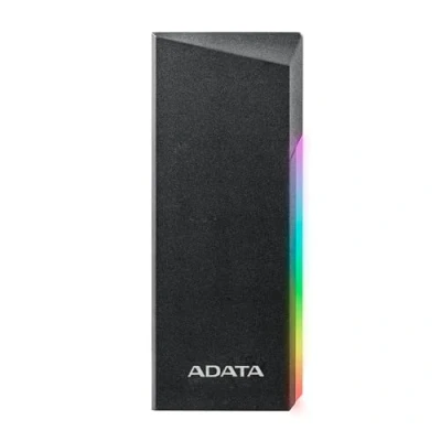 Image of ADATA EC700G PCIe SSD Enclosure, support M.2 PCIe/NVMe/SATA with RGB Lighting, USB 3.2 Gen2 Type C (10Gbps), to and A Cables, Fits 2280/2242/2230