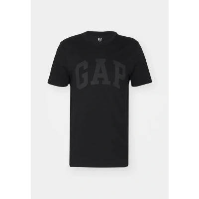 Image of GAP Everyday Basic LOGO Print Tshirt, Men&#039;s, Size: XS, True black