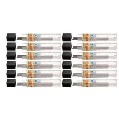 Image of Pentel Refill Lead Extra strong Hi polymer in Tube of 12 x 2H 0.5mm Ref C505 [12 Tubes], Black
