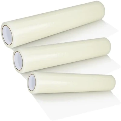 Image of Carpet Protector Rolls Strong Self Adhesive Protection Film Waterproof Clear Sticky Back for Carpets &amp; Stairs (600mm x 25m)