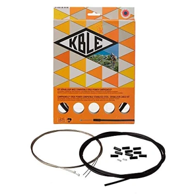 Image of Transfil Unisex&#039;s Campagnolo Campag Ergo Gear Cableset Stainless Steel Black, One Size, KTR0023