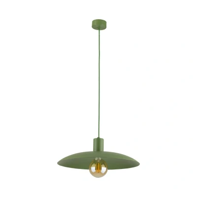 Image of Astra Dome Pendant Ceiling Light Green 1xE27