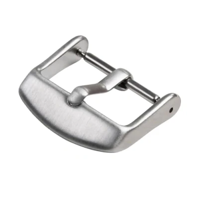Image of Archer Watch Straps Stainless Steel PVD Replacement Buckle (Brushed Stainless, 22mm)