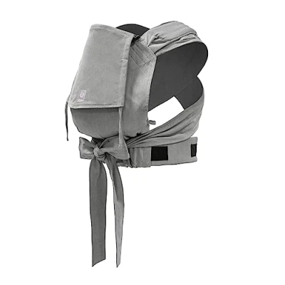 Image of Stokke Limas Carrier, Grey Melange 2023 Version (OCS) Newborn Half Buckle Baby Carrier Three Carrying Options Safe from Birth &amp; Up to 15 kg (33 lbs)