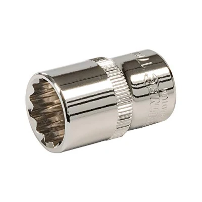Image of Silverline Socket 1/2&quot; Drive 12pt Metric 17mm