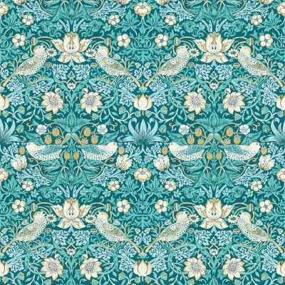 Image of Clarke &amp; Wallpaper Strawberry Thief X W0171/06