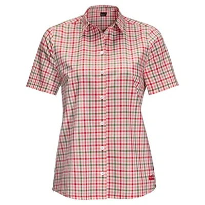 Image of Jack Wolfskin Little Lake Shirt Tulip red Checks M