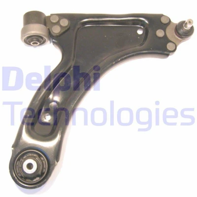 Image of 93338569 Suspension Arm DELPHI TC1314 with ball joint Right, Lower Trailing Sheet Steel VAUXHALL: Meriva Mk1