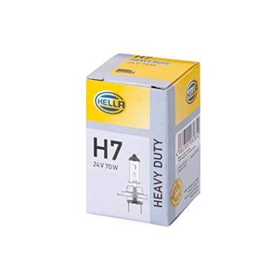 Image of 05751270 Light Bulbs HELLA 8GH 007 157 241 H7 24V 70W PX26d Halogen ECE approved VOLVO: FH II, MAN: TGA, TGX, TGM, DAF: LF 45