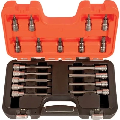 Image of S18TORX 1/2in Drive Socket Set of 18 Metric