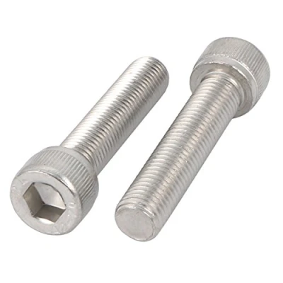 Image of Sourcingmap M10x45mm 1.25mm Pitch 304 Stainless Steel Hex Socket Head Cap Screws Bolts 2pcs