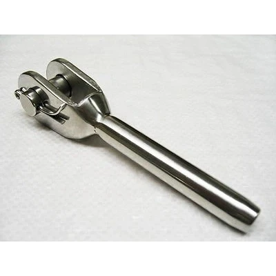 Image of Secure Fix Direct 4mm Swaged Fork Terminal Stainless Steel Swage Jaw Rigging Wire Rope Fitting