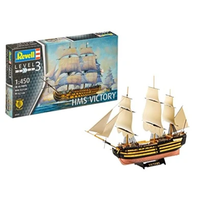 Image of Revell 05819 HMS Victory 1:450 Scale Unbuilt/Unpainted Plastic Model Kit