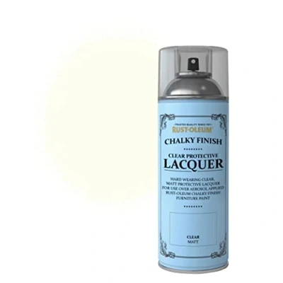 Image of Rust Oleum 400ml Furniture Lacquer Spray Paint Clear